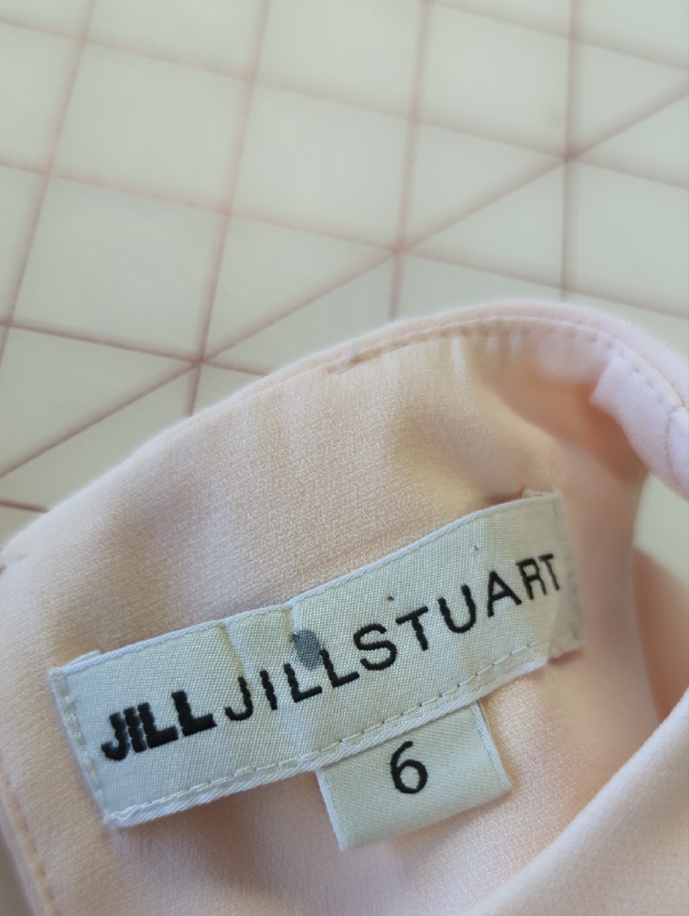 Jill Stuart Popover Wide Leg Overlay Jumpsuit Blush Pink size 6 minimalist - Picture 8 of 11